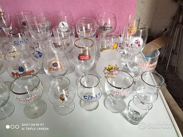 Bicchieri di birra belga