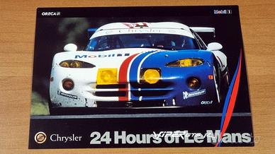Cartolina Chrysler Viper GTS-R Le Mans '99