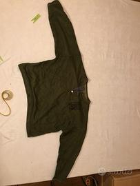 Maglia Vintage Verde Killer Loop Usato Buono Retrò