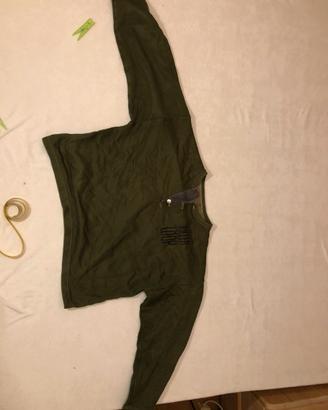 Maglia Vintage Verde Killer Loop Usato Buono Retrò