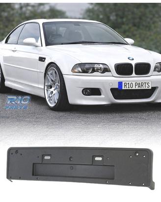 SUPPORTO TARGA PARAURTI BMW E46 LOOK M3 98-05