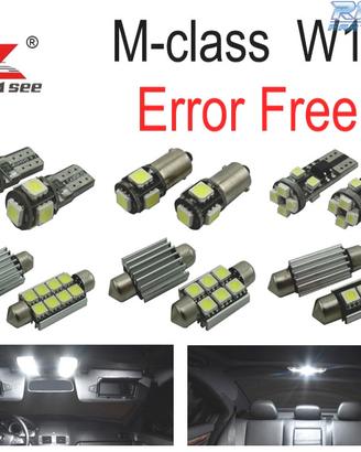 KIT 18 LAMPADE LED INTERNE MERCEDES CLASSE M W164 