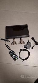 TV LCD 12 VOLT 10 POLLICI CON ANTENNA CAMPER BARCA