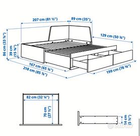 LETTO IKEA FLEKKE  singolo/allungabile  
