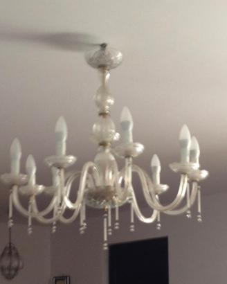 Lampadario vintage cristallo