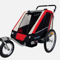 Rimorchio da bici  e Passeggino per 1-2 bambini