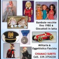 Bambole Giocattoli Militaria Ceramiche Bronzi