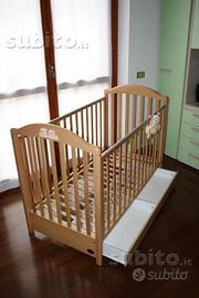 Lettino Panda Golden Baby Naturale