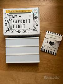 Lavagna luminosa - Led Cinematic Light Box