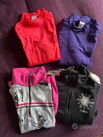 Maglie termiche sci bambina 10 anni