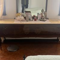 armadio, comó e letto vintage