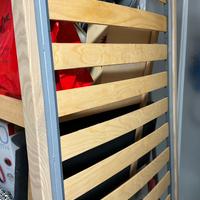 Materasso e letto singolo con ruote