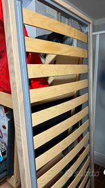 Materasso e letto singolo con ruote