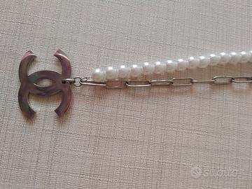 Collana catena e perle di Chanel
