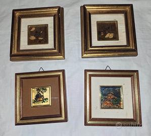 QUADRETTI VINTAGE DA PARETE