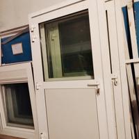 porte alluminio con vetro doppio 