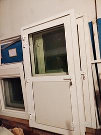 porte alluminio con vetro doppio 