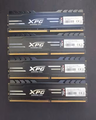 64 GB ram ADATA XPG Gammix D10 DDR 3000
