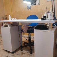 POSTAZIONE MANICURE CON ASPIRATORE