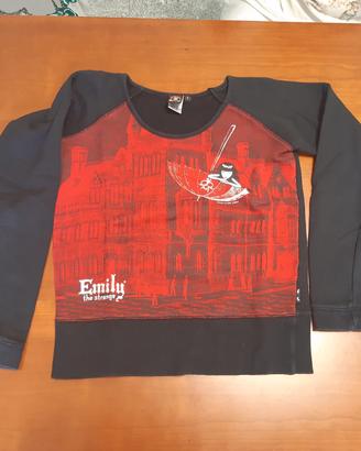 Felpa rosso nera Emily the Strange 