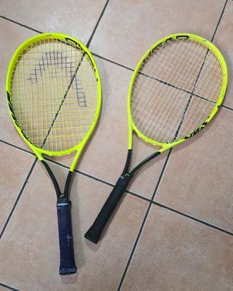 coppia di racchette da tennis head jr