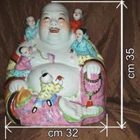 RARO BHUDDA FELICE IN PORCELLANA XX° sec