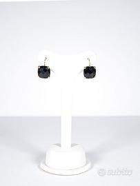 Orecchini in oro con onice