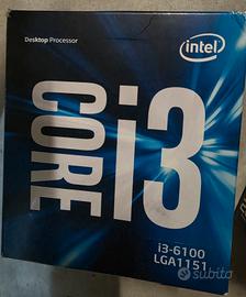 Processore intel i3 6100 da 3.7 ghz