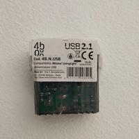 Modulo 4box presa usb BTicino Living Light