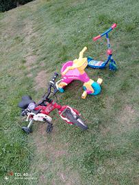 bici triciclo e monopattino 