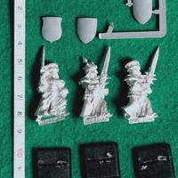 3x Tomb Guard metallo Warhammer FB/ Old World