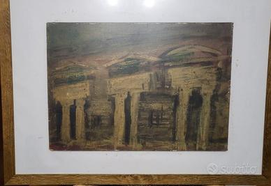 Olio su tavola di Ezechiele Leandro