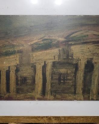 Olio su tavola di Ezechiele Leandro