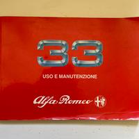 Manuale Uso e Manutenzione Alfa Romeo 33