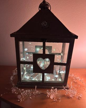 Lanterna shabby con cuore