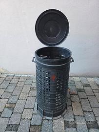 Pattumiera tonda esterno 110lt
