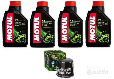 Kit tagliando 4 lt motul 5000 10w40 + filtro