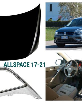 VW TIGUAN ALLSPACE cofano portiera fanale airbag
