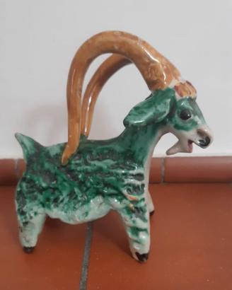 Ceramica Vietri Caprone Pinto Pinto anni 40