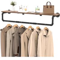 Appendiabiti e mensola da parete 105x26x15