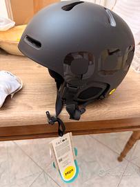 Casco sci poc fornix black matt