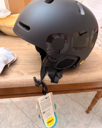 Casco sci poc fornix black matt