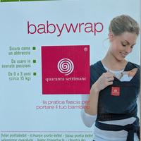 fascia porta bebè babywrap 40 settimane