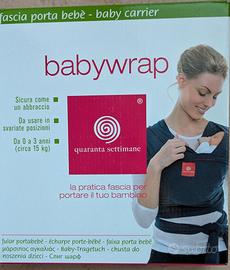 fascia porta bebè babywrap 40 settimane