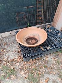 grande ciotola fioriera diametro 72 cm in terracot