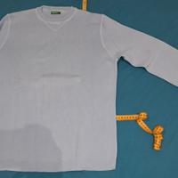 Maglioncino cotone azzurro Benetton taglia M