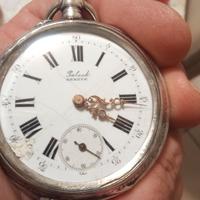 Antico Orologio da taschino in argento Patek Genev