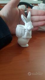 Coniglietto fatto in gesso