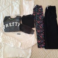 Abbigliamento invernale bambina tg 10/12 anni