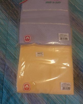 Due set asciugamani 100% cotone
